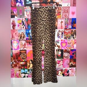 SHEIN Animal Print Trousers